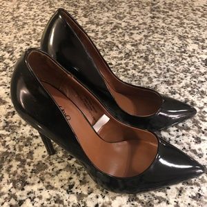 Mossimo Black Patent Leather Heel Pumps
